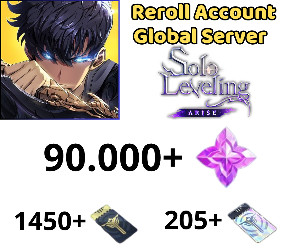 SoloLeveling : Arise Reroll 90k+ essence stones